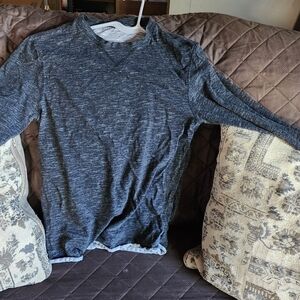 Men's Gray Long Sleeve Shirt